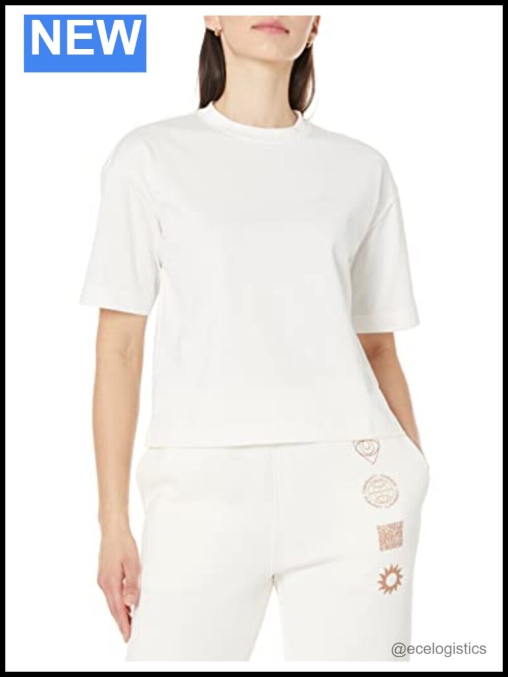 Oversized Relaxed Fit Boxy Crew Neck Short Sleeve Cotton T-Shirt